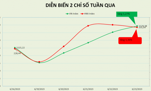 VN-Index tăng tuần thứ 4 liên tiếp, đạt mức cao nhất 9 tháng