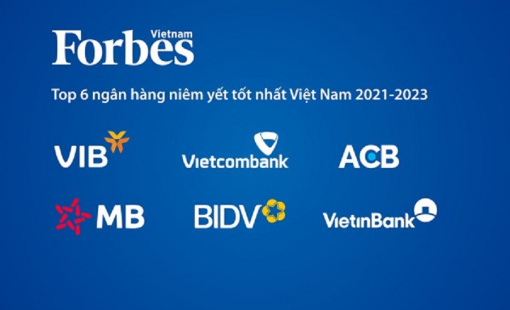 Forbes: 6 ngân hàng niêm yết tốt nhất Việt Nam 3 năm liền là ai?
