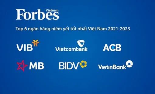 Forbes: 6 ngân hàng niêm yết tốt nhất Việt Nam 3 năm liền là ai?