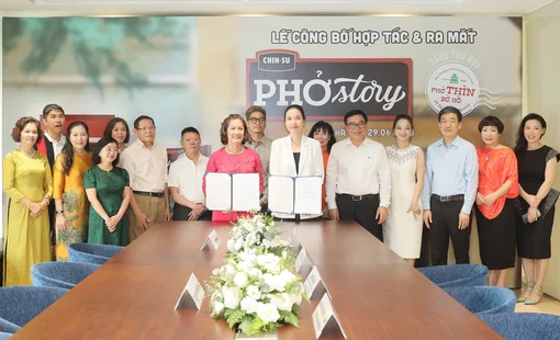 Chin-su và phở Thìn Bờ Hồ đồng sáng tạo sản phẩm phở ăn liền