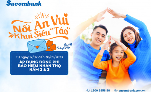 Nối an vui – Khui siêu “Táo” tại Sacombank
