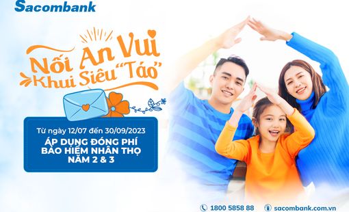 Nối an vui – Khui siêu “Táo” tại Sacombank