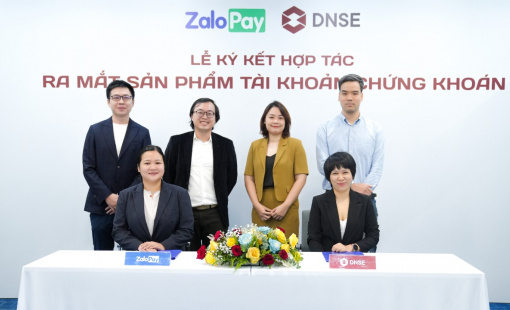 DNSE và ZaloPay hợp tác, ra mắt sản phẩm hỗ trợ đầu tư chứng khoán đầu tiên trên ví điện tử