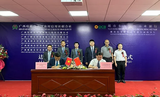 OCB ký kết hợp tác thanh toán biên mậu