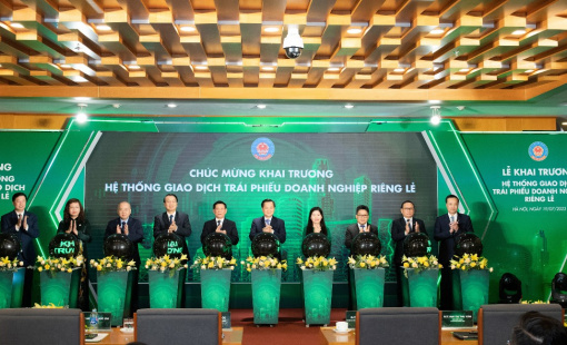 Chính thức vận hành hệ thống giao dịch trái phiếu doanh nghiệp riêng lẻ