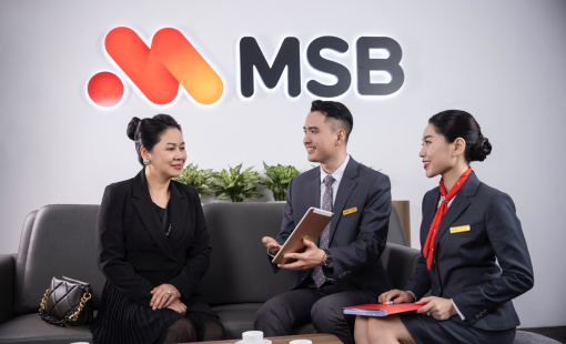 MSB điều chỉnh giảm đến 1% lãi suất cho vay với khách hàng doanh nghiệp