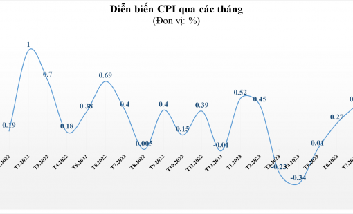 10/11 nhóm hàng hóa và dịch vụ tăng giá đẩy CPI tháng 7 tăng