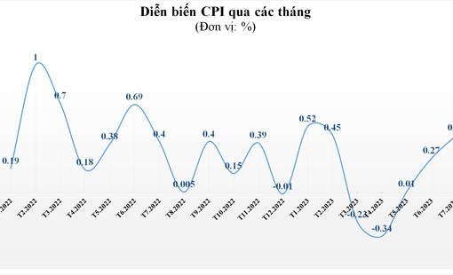 10/11 nhóm hàng hóa và dịch vụ tăng giá đẩy CPI tháng 7 tăng