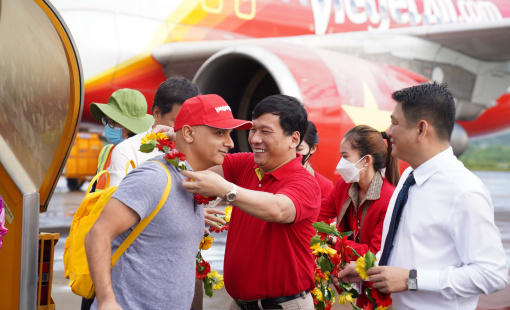 6 tháng đầu năm 2023, Vietjet tiên phong mở rộng bầu trời, hút khách quốc tế tới Việt Nam