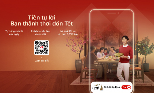 Techcombank ra mắt tính năng mới: Bật để “tiền tự sinh lời”