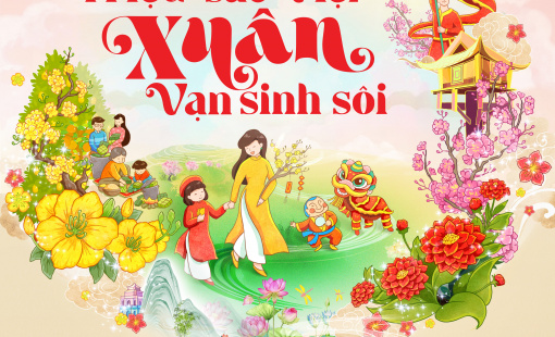 Đón Tết 3 miền ngay tại Thủ đô với đường hoa Home Hanoi Xuan 2024