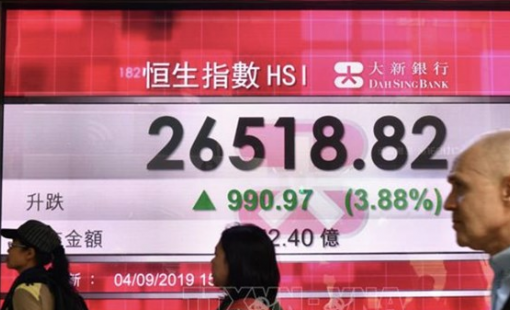 Thị trường Tokyo dẫn dắt đà tăng của chứng khoán châu Á