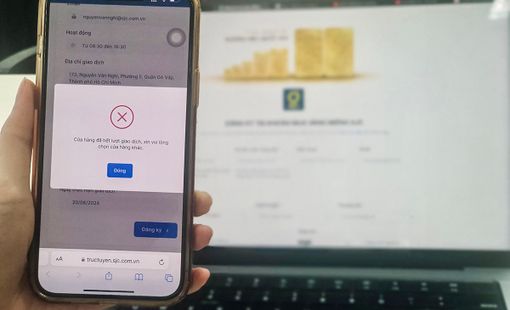 Dân khó mua vàng miếng online, Ngân hàng Nhà nước nói gì?