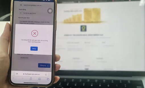 Dân khó mua vàng miếng online, Ngân hàng Nhà nước nói gì?