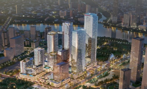 Dự án gần tỷ đô tại quận 2 của Lotte dự kiến phải nộp 16.000 tỷ đồng tiền sử dụng đất cho TP.HCM?