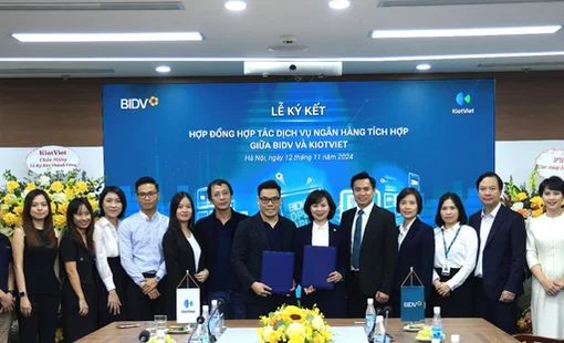 BIDV và KIOTVIET hợp tác triển khai dịch vụ ngân hàng tích hợp