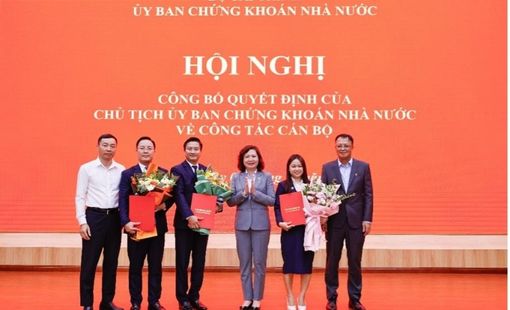 Ủy ban Chứng khoán Nhà nước công bố, trao quyết định bổ nhiệm nhân sự lãnh đạo cấp vụ trưởng