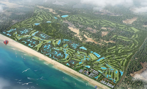 Dự án FLC Quang Binh Beach & Golf Resort “hồi sinh”, chuẩn bị cất nóc khách sạn 5 sao