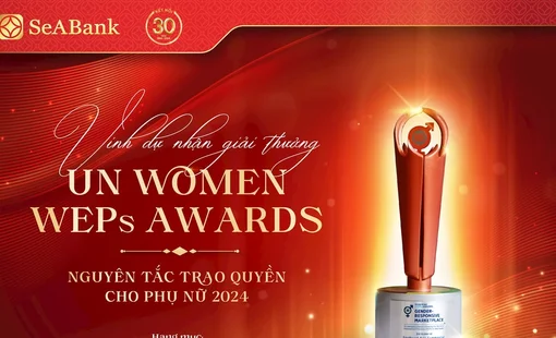 SeABank vinh dự nhận giải thưởng UN WEPs Award 2024 hạng mục “Bình đẳng giới tại thị trường”