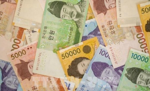 Đồng won Hàn Quốc chạm “đáy” 15 năm