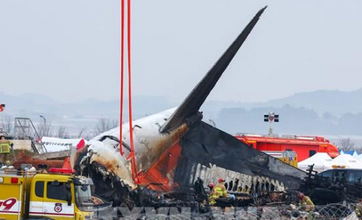 Cổ phiếu Jeju Air chạm đáy sau tai nạn máy bay thảm khốc