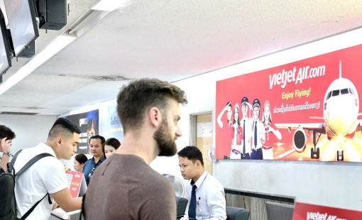 Vietjet khai trương đường bay kết nối TP. Hồ Chí Minh với Viêng Chăn (Lào)