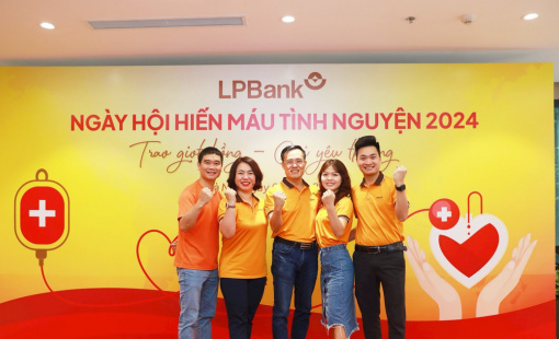 LPBank tổ chức ngày hội hiến máu tình nguyện 2024 'Trao giọt hồng - Gửi yêu thương'