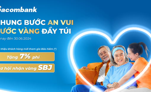 Ưu đãi hấp dẫn khi giới thiệu khách hàng tham gia bảo hiểm nhân thọ Dai-Ichi Life Việt Nam tại Sacombank