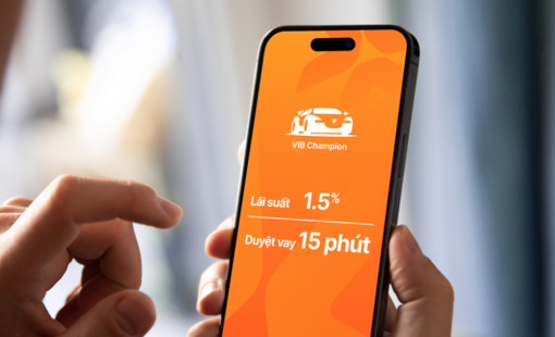 Vay VIB mua ô tô Huyndai lãi suất 1,5%/năm, duyệt vay siêu tốc trong 15 phút