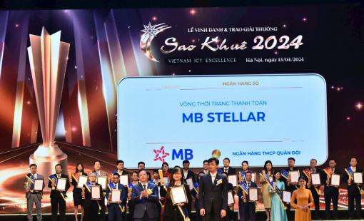 MB được vinh danh tại giải thưởng Sao Khuê 2024