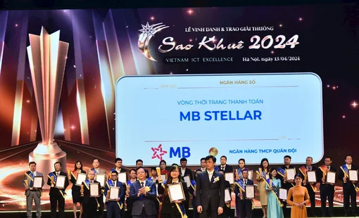 MB được vinh danh tại giải thưởng Sao Khuê 2024