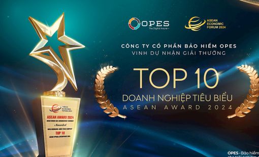 Bảo hiểm OPES lọt Top 10 doanh nghiệp tiêu biểu khu vực Asean