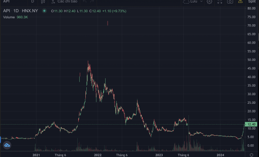 API tăng trần 9 phiên liên tiếp khi ông Nguyễn Đỗ Lăng xuất hiện sau vụ khởi tố