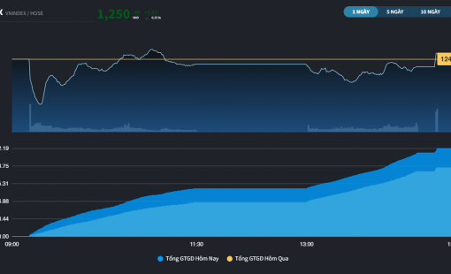 VN-Index có phiên tăng thứ 6 liên tiếp, dòng tiền tranh thủ bổ sung trong rung lắc