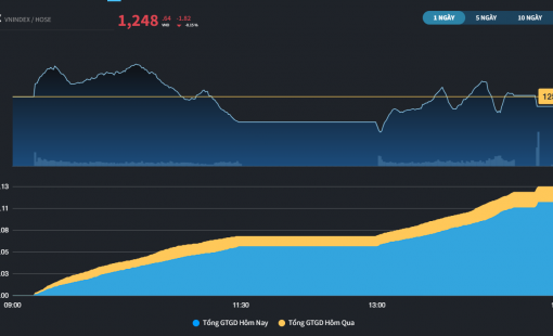 Rung lắc tiếp diễn, chuỗi 6 phiên tăng bị cắt đứt