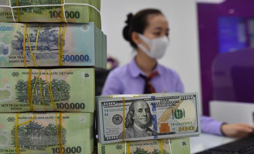 Tỷ giá trung tâm giảm, giá USD ngân hàng tăng kịch trần