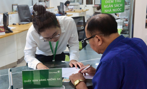 Vietcombank chỉ bán vàng miếng SJC cho khách hàng có tài khoản tại ngân hàng