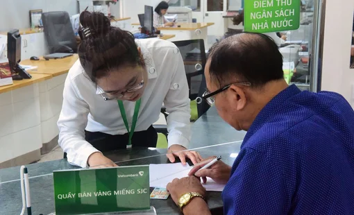 Vietcombank chỉ bán vàng miếng SJC cho khách hàng có tài khoản tại ngân hàng