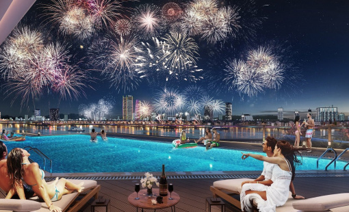 Tòa tháp ngắm pháo hoa đẹp nhất Đà thành “đốn tim” giới thượng lưu