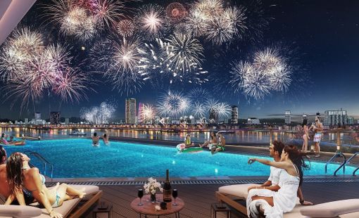 Tòa tháp ngắm pháo hoa đẹp nhất Đà thành “đốn tim” giới thượng lưu