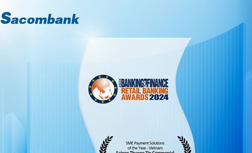 Sacombank tiếp tục được The Asian Banking and Finance vinh danh