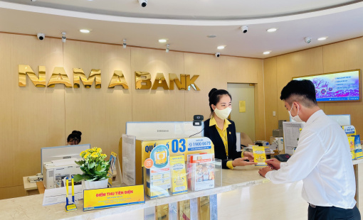 Nam A Bank báo lợi nhuận trước thuế tăng gần 60% trong quý II/2024