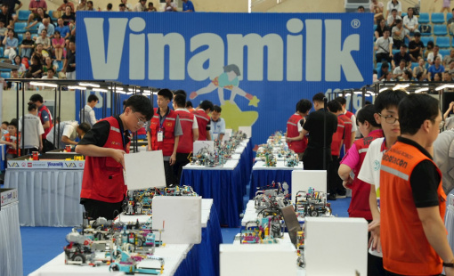 Vinamilk truyền cảm hứng về phát triển bền vững qua cuộc thi Robot lớn nhất năm dành cho học sinh cả nước