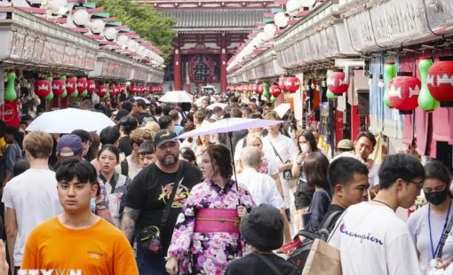 Nhật Bản đón lượng du khách nước ngoài cao kỷ lục trong tháng 7