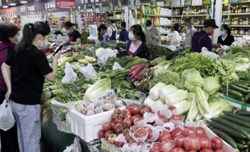 Giá tiêu dùng tại Trung Quốc trong tháng 7/2024 tăng nhanh hơn dự kiến