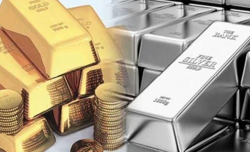 Bạc tham gia vào "cơn lốc" tăng giá cùng vàng