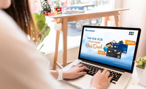 Nhận hoàn tiền 600.000 đồng khi mở và trải nghiệm chi tiêu cùng thẻ tín dụng Sacombank JCB