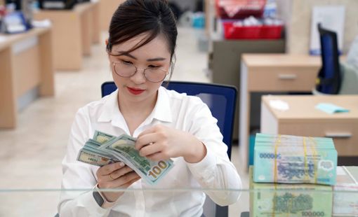Đồng USD tiếp tục giảm mạnh tại các ngân hàng thương mại
