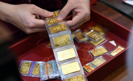 Vàng SJC tăng tiếp, áp sát mốc 87 triệu đồng/lượng