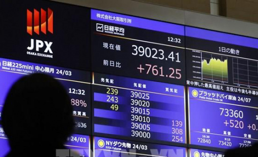 Thông tin từ hai nền kinh tế lớn nhất thế giới đè nặng lên chứng khoán châu Á